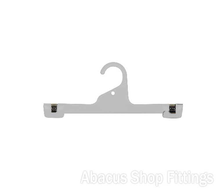 CLIP HANGER WHITE B12 (CARTON/275) Abacus Shop Fittings