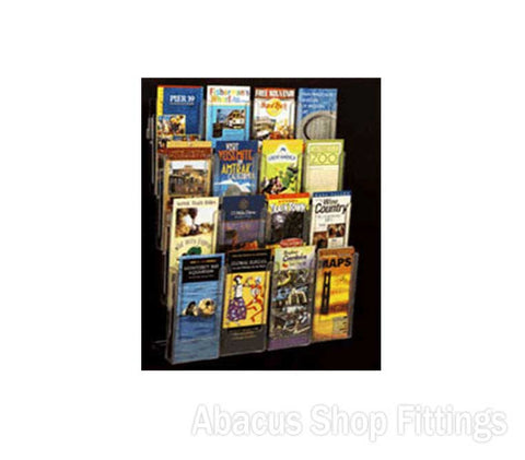 BROCHURE WALL DISPLAY - 16 DL HOLDERS