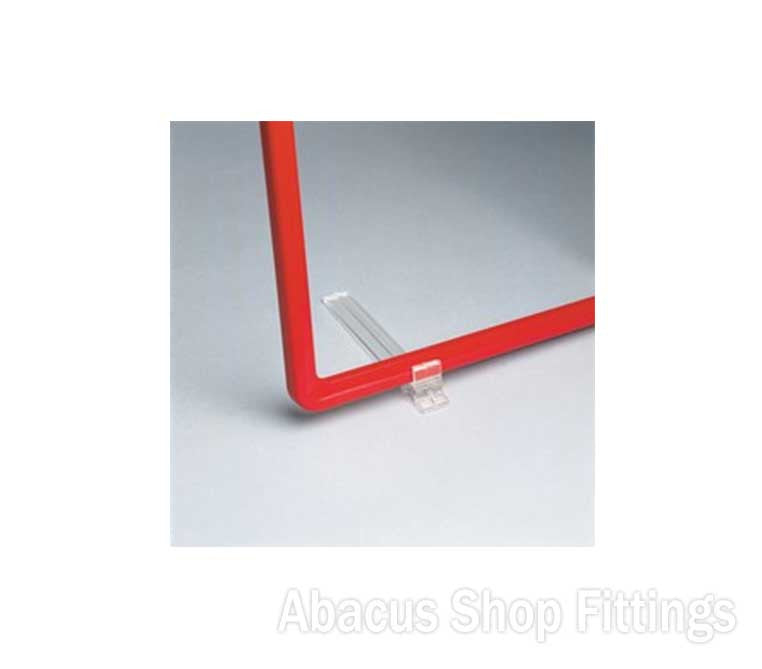 PLASTIC FRAME TABLESTAND - ANGLED – Abacus Shop Fittings