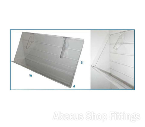 Acrylic Sloping Shelf 565