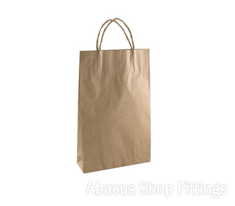 KRAFT PAPER BAG BROWN - BABY Pkt/50