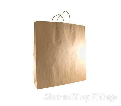 KRAFT PAPER BAG BROWN - LARGE Ctn/250