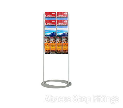 BROCHURE FOYER - 6 A4 + 8 DL HOLDERS SMALL LOBBY STAND