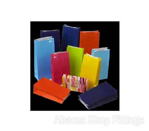 PAPER BAGS GIFT SMALL - VIOLET Pkt/100