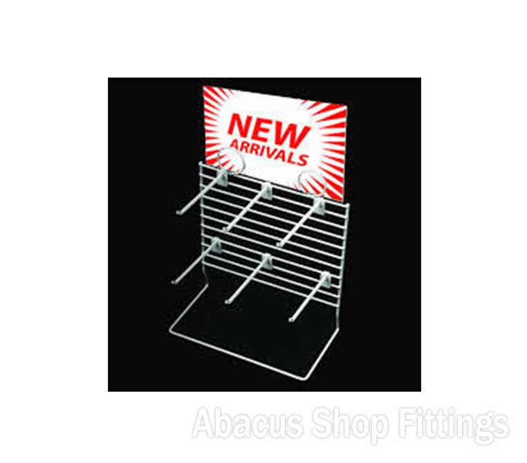 WIRE COUNTER STAND WHITE – Abacus Shop Fittings