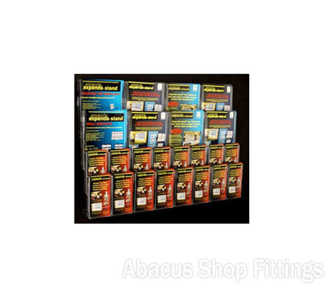 BROCHURE WALL DISPLAY - 16 DL & 8 A4 HOLDERS