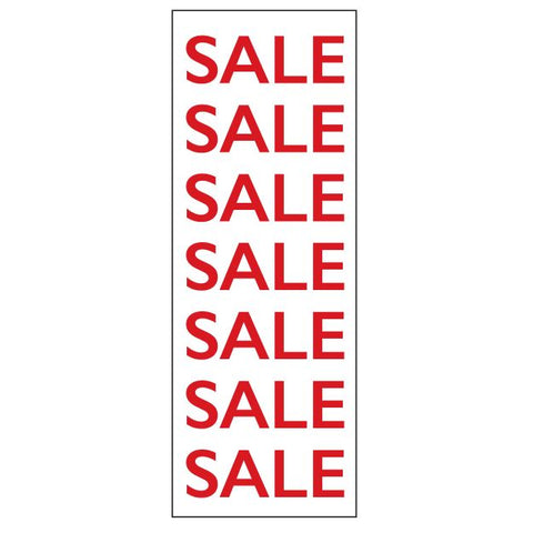 SALE SIGN VERTICAL WHRD